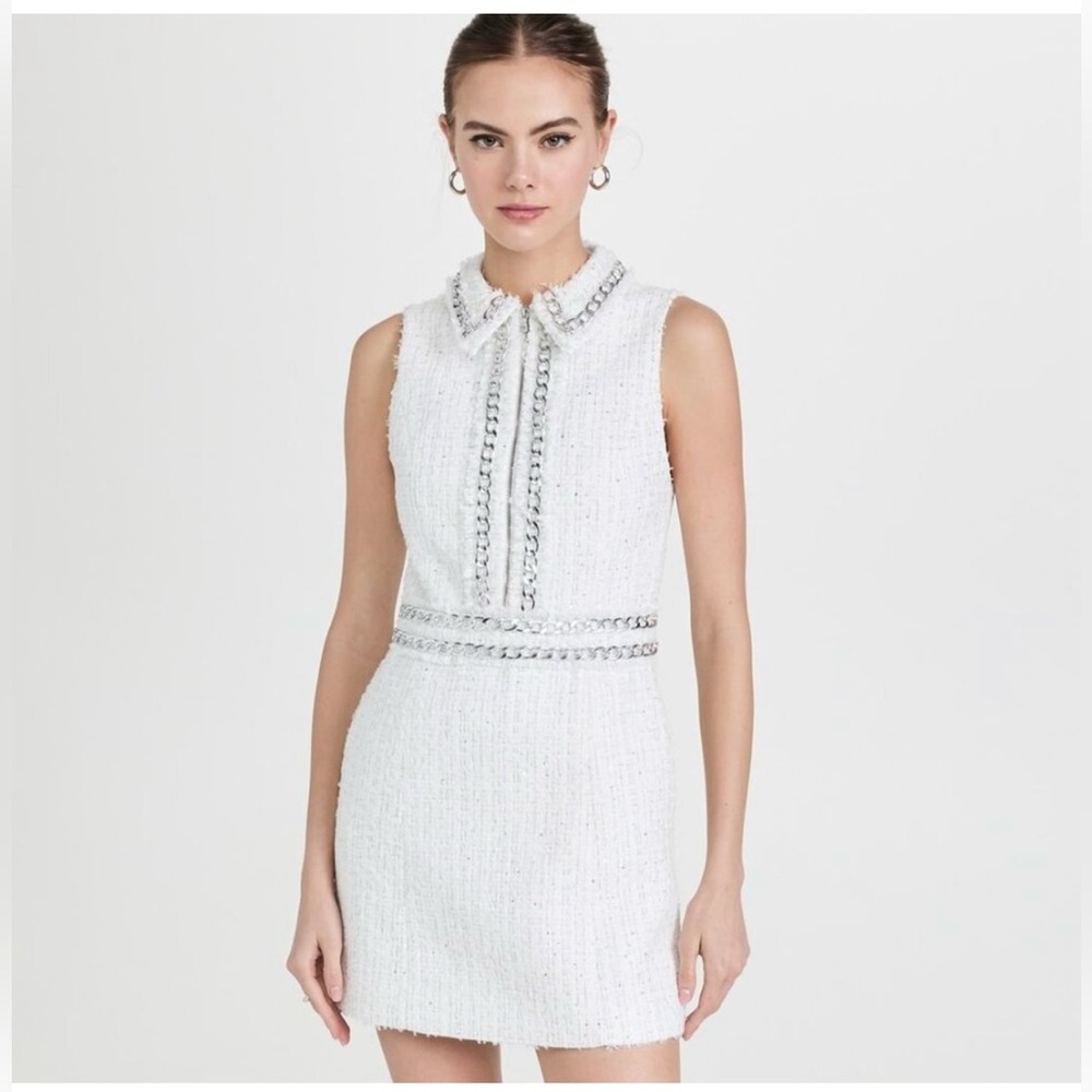 Alice + Olivia tweed mini dress